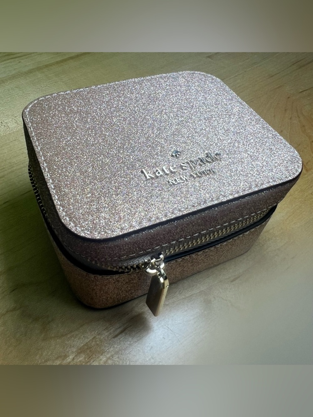 Kate Spade New York Tinsel Boxed Jewelry Holder in the rose gold